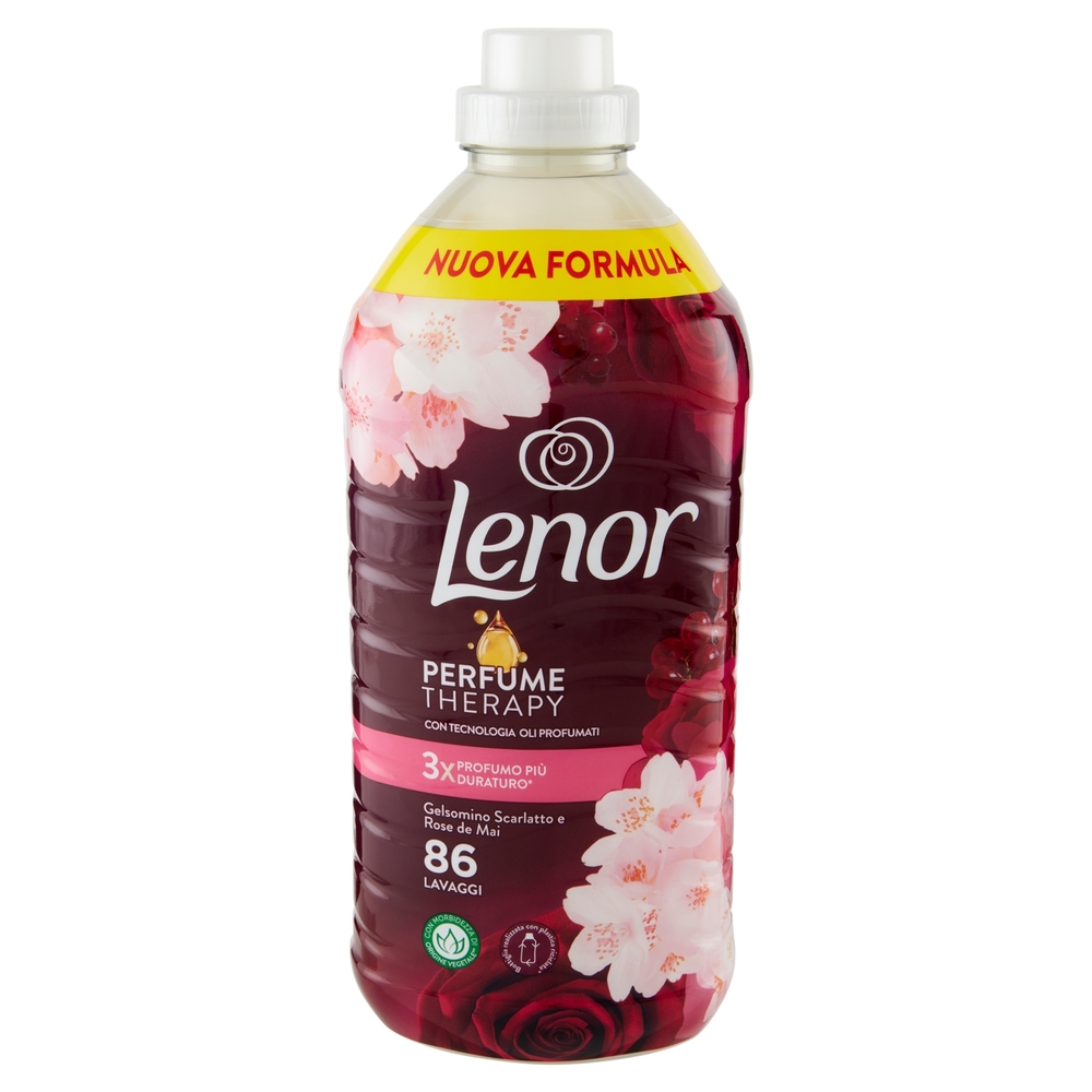 Lenor Ammorbidente Lavatrice Concentrato, Gelsomino Scarlatto e Rose de Mai, 86 Lavaggi 1806 ml